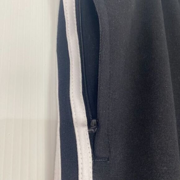 adidas Mens Essentials 3-stripes Fleece Jogger Pant Black White Size XL New - Picture 15 of 16